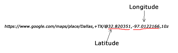 latitude longitude - Google Maps